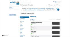 Desktop Screenshot of menusite.ca